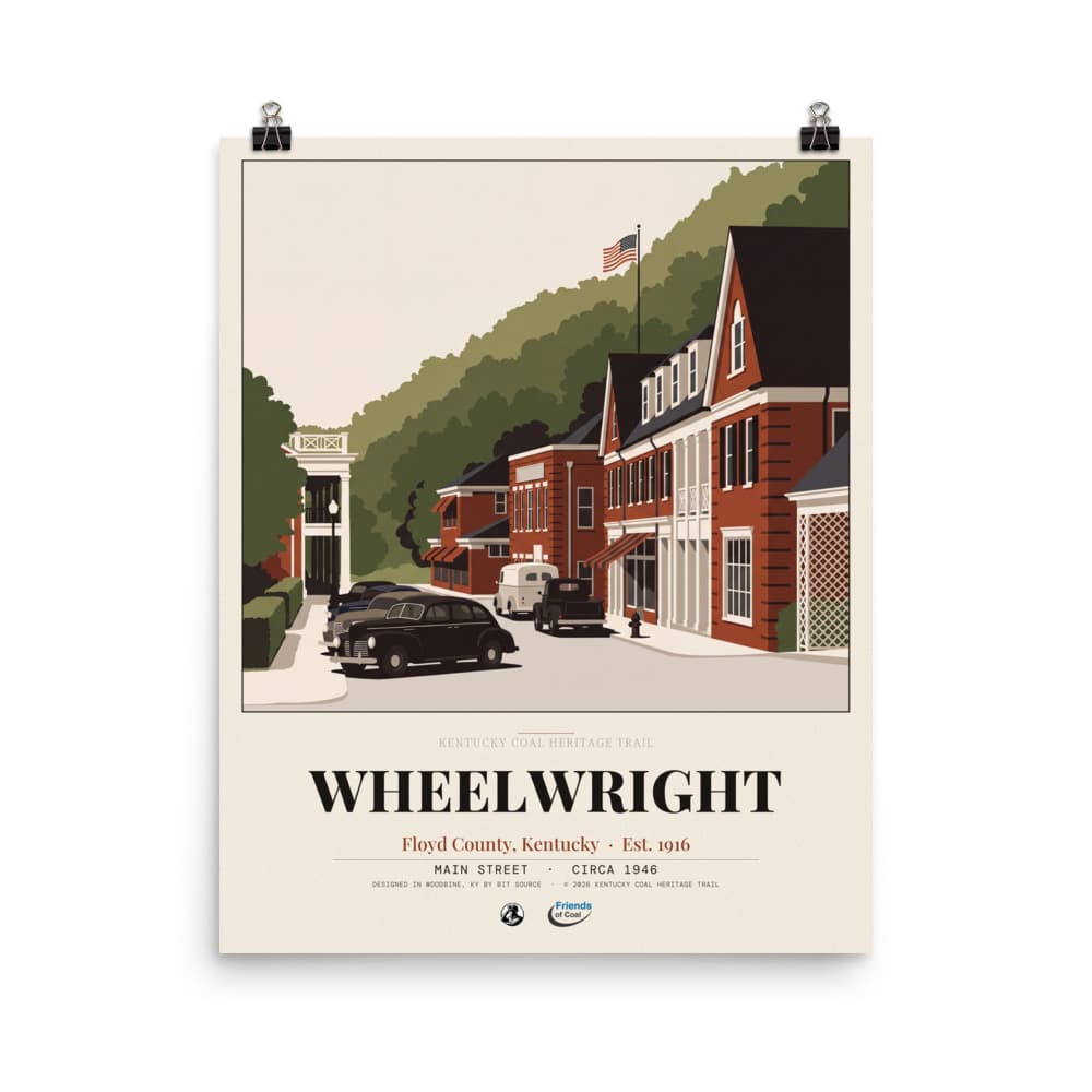 Wheelwright Kentucky Coal Heritage Trail Poster